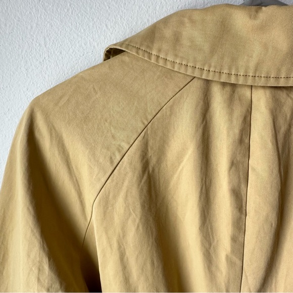 Commence // Buttery Mustard Trench Coat Size S - Picture 4 of 9
